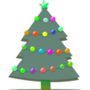 download Christmas Tree clipart image with 90 hue color