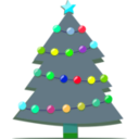 download Christmas Tree clipart image with 135 hue color