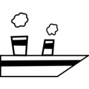 download Ship clipart image with 270 hue color