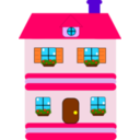 download House clipart image with 0 hue color