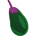 download Eggplant clipart image with 225 hue color