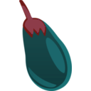download Eggplant clipart image with 270 hue color
