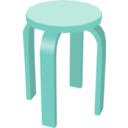 download Stool clipart image with 135 hue color
