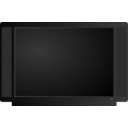 download Television clipart image with 90 hue color