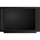 download Television clipart image with 135 hue color