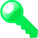 download Key clipart image with 90 hue color