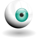 download Cyber Eye clipart image with 315 hue color