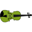 download Violin clipart image with 45 hue color