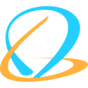 download Swirly Logo Thing clipart image with 180 hue color
