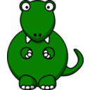 download Cartoon Tyrannosaurus Rex clipart image with 45 hue color