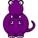 download Cartoon Tyrannosaurus Rex clipart image with 225 hue color