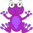 download Rana Frog clipart image with 225 hue color