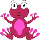 download Rana Frog clipart image with 270 hue color