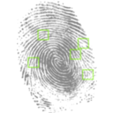 download Fingerprint clipart image with 90 hue color