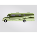 download Class C Diesel Motorhome clipart image with 45 hue color