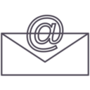 download Email Rectangle 9 clipart image with 225 hue color