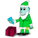 download Comic Characters Santa clipart image with 135 hue color