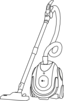 Vacuum Cleaner Line Art