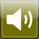 download Green Audio Icon clipart image with 315 hue color