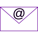 download Email Simple 6 clipart image with 180 hue color