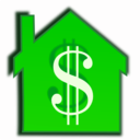 download Home Price clipart image with 270 hue color