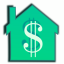 download Home Price clipart image with 315 hue color
