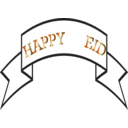 download Happy Eid clipart image with 45 hue color