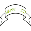 download Happy Eid clipart image with 90 hue color