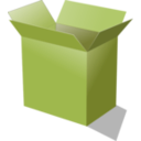 download Open Cardboard Box clipart image with 45 hue color