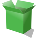 download Open Cardboard Box clipart image with 90 hue color