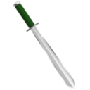 download Sword clipart image with 90 hue color