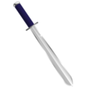 download Sword clipart image with 225 hue color