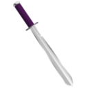 download Sword clipart image with 270 hue color