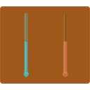 download Thermometers clipart image with 180 hue color