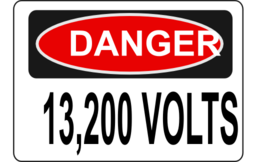 Danger 13 200 Volts Alt 1