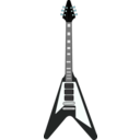 download Gibson Flying V clipart image with 135 hue color