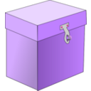 download Box clipart image with 270 hue color