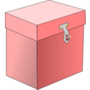 download Box clipart image with 0 hue color