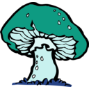 download Big Mushroom clipart image with 135 hue color