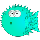 download Kugelfisch clipart image with 135 hue color