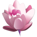 download Water Lily clipart image with 270 hue color