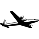 download Propellor Airliner clipart image with 135 hue color