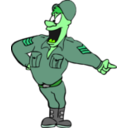 download Army 3 clipart image with 90 hue color