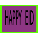 download Happy Eid clipart image with 45 hue color