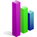 download Column Chart clipart image with 90 hue color
