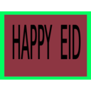 download Happy Eid clipart image with 90 hue color