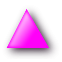 download Orange Triangle clipart image with 270 hue color