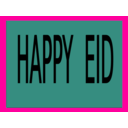 download Happy Eid clipart image with 270 hue color