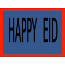 download Happy Eid clipart image with 315 hue color