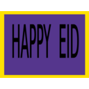 download Happy Eid clipart image with 0 hue color